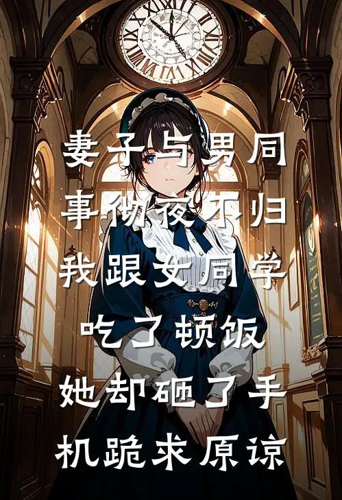 妻子与男同事彻夜不归，我跟女同学吃了顿饭，她却砸了手机跪求原谅