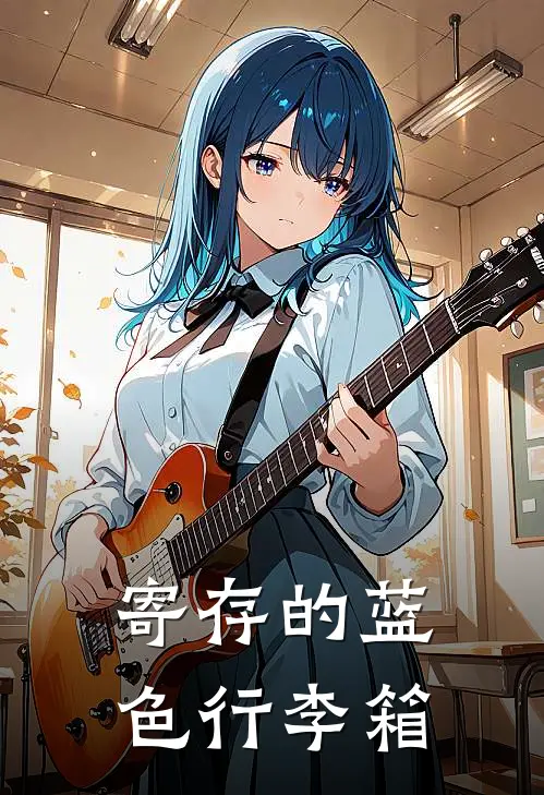 寄存的蓝色行李箱