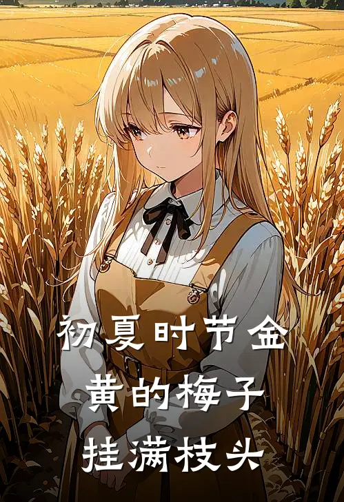 初夏时节金黄的梅子挂满枝头