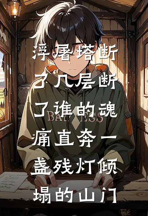 浮屠塔断了几层断了谁的魂,痛直奔一盏残灯倾塌的山门